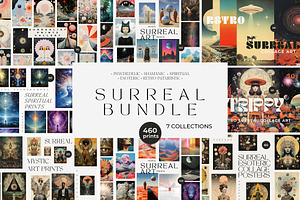 SURREAL PRINTS BUNDLE 7 In 1