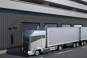Container Truck Mockup, a Cups & Container Mockup by Unerispace (Thumbnail 4 of 5)