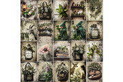 Herbalist Junk Journal Kit, a Seasonal Illustration by Nicole Branger Art (Thumbnail 8 of 14)