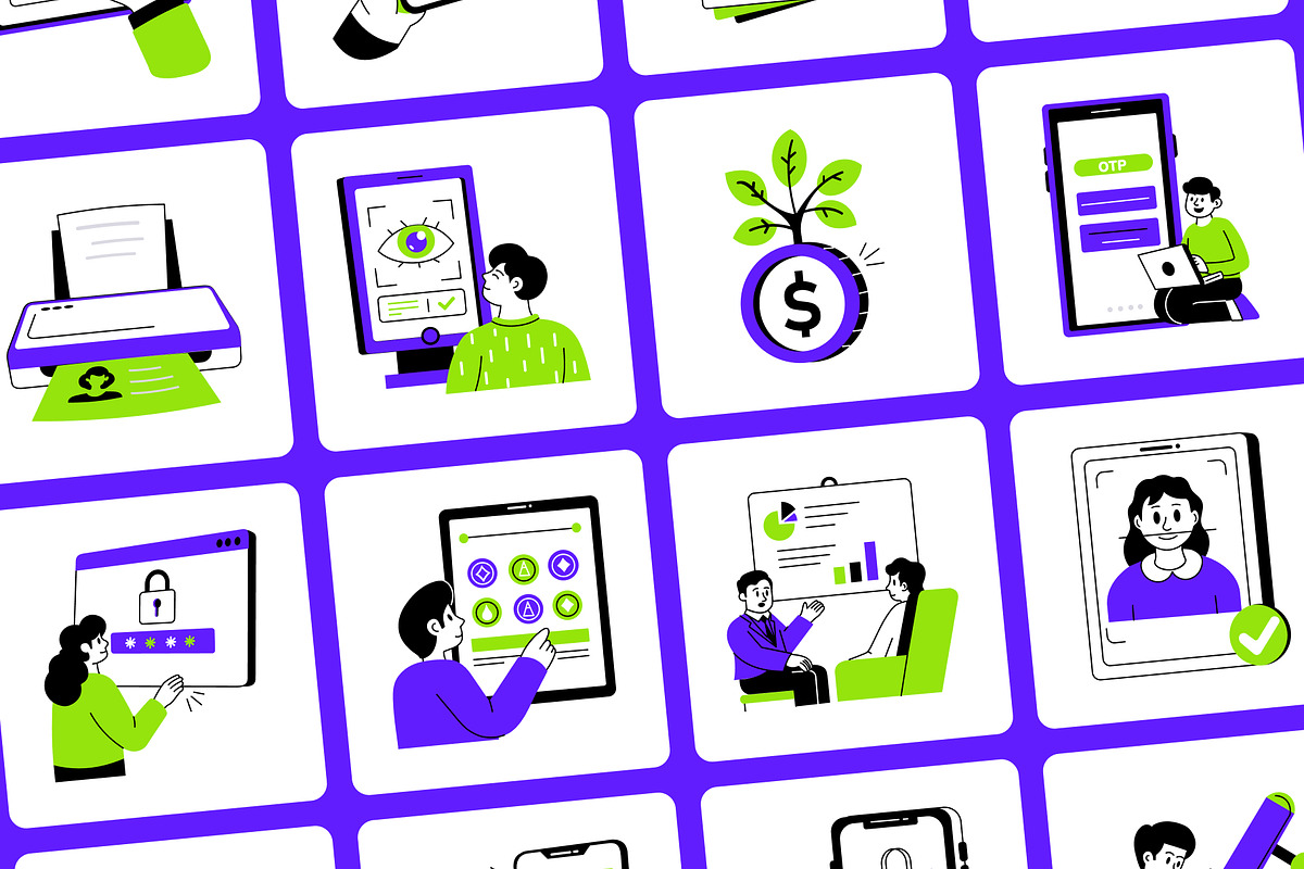 Animated Bank and Banking, a Finance Illustration by Vectors Market (Photo 4 of 5)