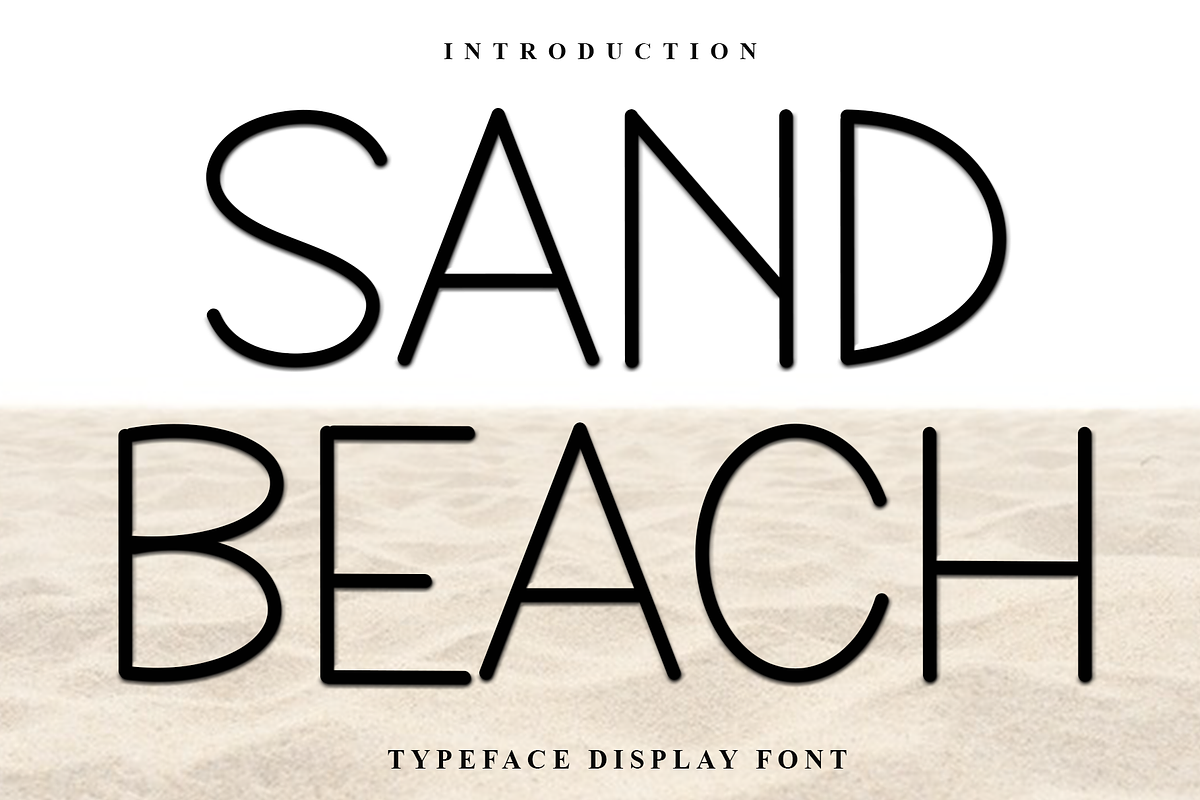 Sand Beach, a Sans Serif Font by FreshTypeINK (Photo 1 of 7)