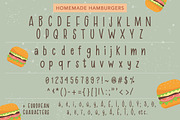 Homemade Hamburgers Font, a Sans Serif Font by Quirky Queen Media (Thumbnail 6 of 6)