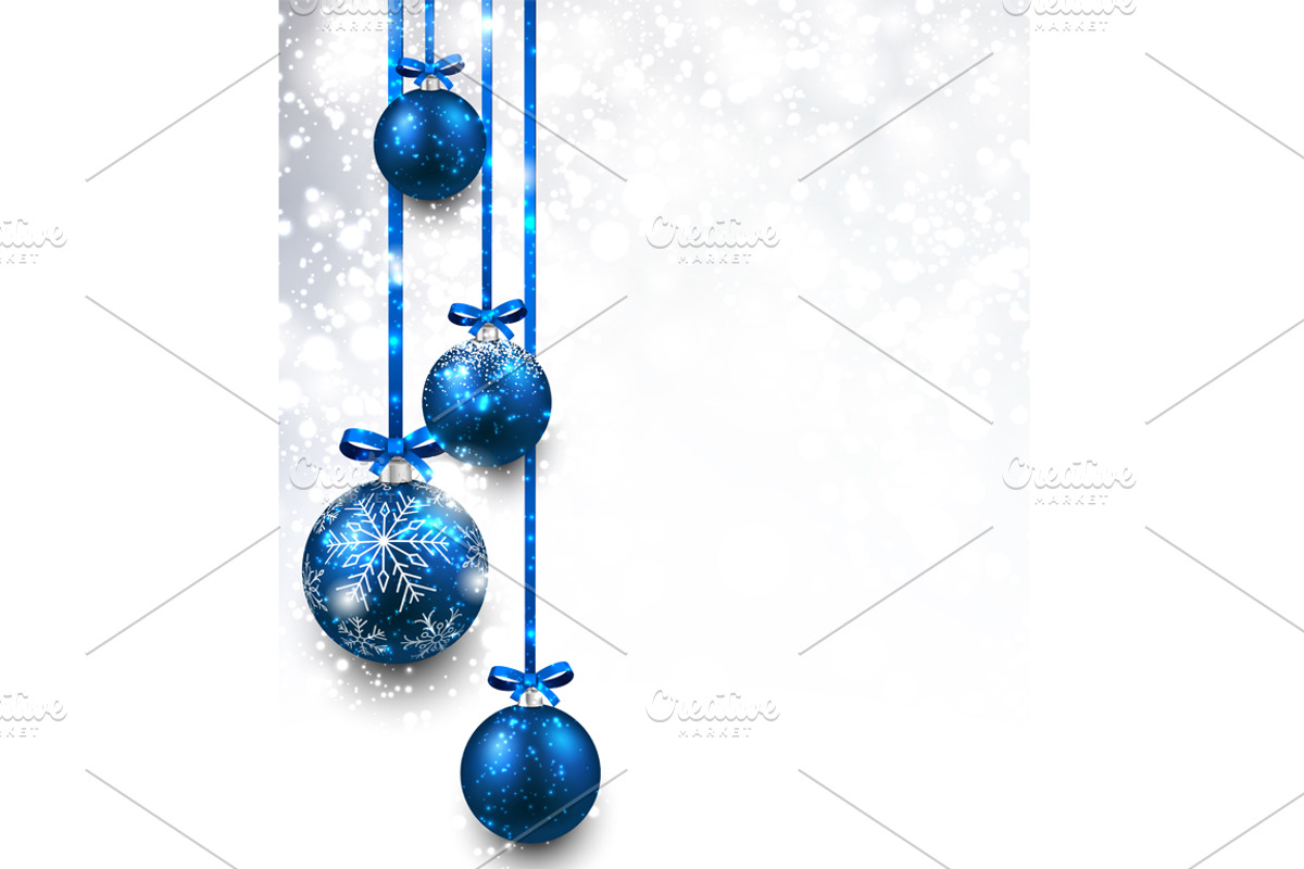Big blue Christmas and New Year set, a Decorative Illustration by Vjom (Photo 21 of 21)