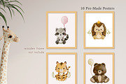 Watercolor Woodland Animals Clipart, an Animal Illustration by TitaLivingArt (Thumbnail 7 of 11)