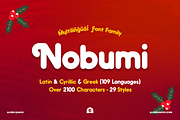 Nobumi Font Family - 29 Fonts, a Sans Serif Font by alpercakici (Thumbnail 1 of 11)