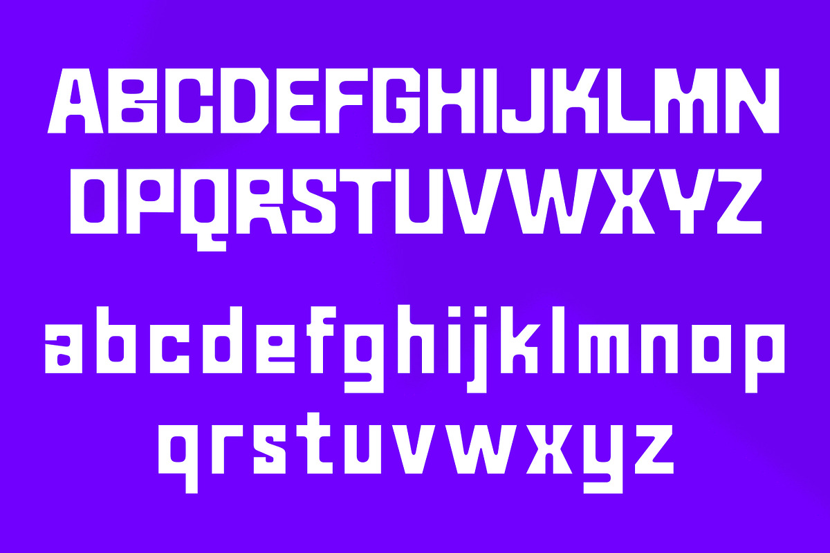 Rayakan - Geometric Display, a Sans Serif Font by Muflieart (Photo 3 of 13)