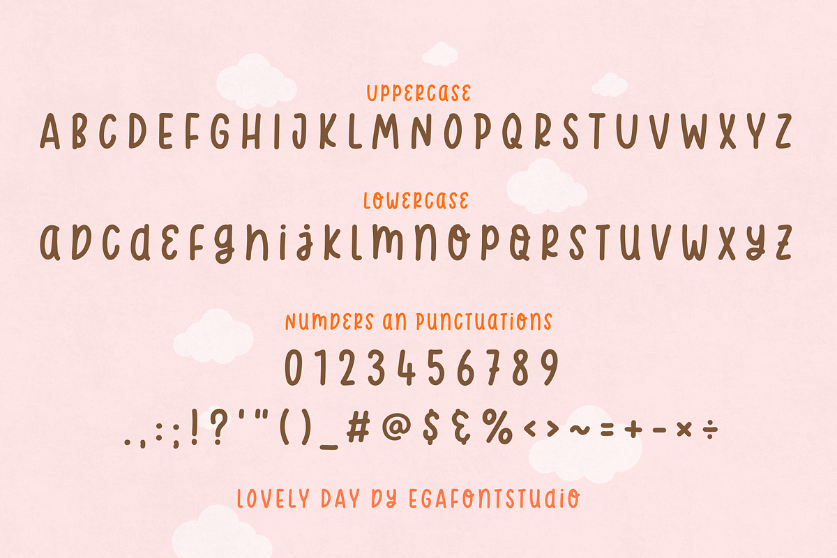 Lovely Day | Cute Handwritten Font, a Handwritten Font by EGAFontStudio (Photo 6 of 6)