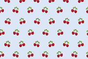 Cherries & Daisies Set of 7 Seamless, a Pattern Graphic by Amy Lynn Grover (Thumbnail 9 of 10)