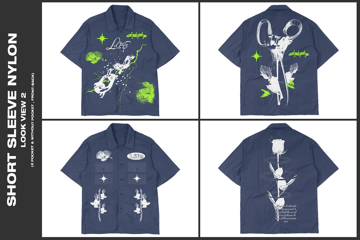Short Sleeve Nylon - Mockup, a Shirt Mockup by DaldSgh (Photo 6 of 12)