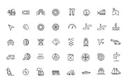 Vector Transport Icons, an Outline Icon by Tettygreen (Thumbnail 2 of 5)