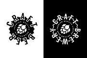 Craft beer brewery vector logo, a Food Illustration by provector (Thumbnail 3 of 3)