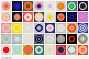 GRADIAL - 200 Radial Gradients, a Background Graphic by kloroform (Thumbnail 7 of 12)