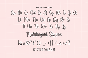 Millerline A Inline Script Font