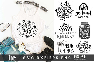 Kindness Bundle SVG DXF EPS PNG