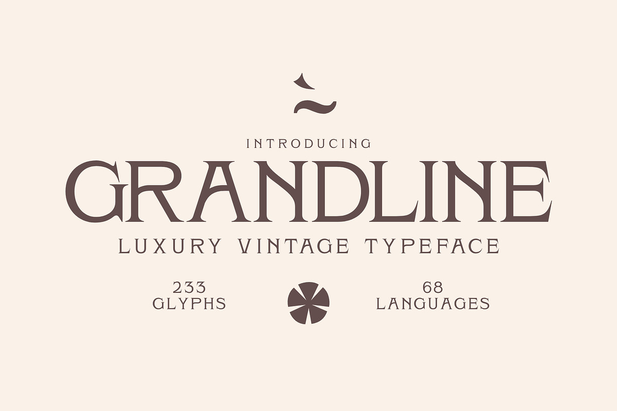Grandline - Classy Luxury Typeface, a Serif Font by HipFonts (Photo 2 of 9)
