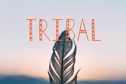 Geo Tribal | Hand-drawn Font, a Sans Serif Font by The Collective Studio (Thumbnail 6 of 9)