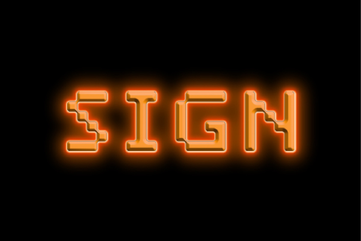 Neon Tech Text Effect, a Layer Style Add-On by studiogstock (Photo 2 of 2)