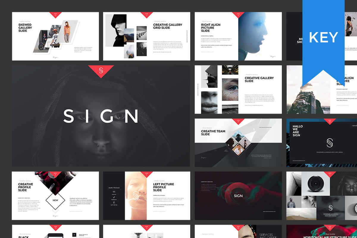 Sign Keynote Presentation Template, a Presentation Template by Goashape Studio (Photo 7 of 7)