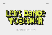 Delamot Experimental Hand Drawn, a Handwritten Font by 24Design Studios (Thumbnail 2 of 6)