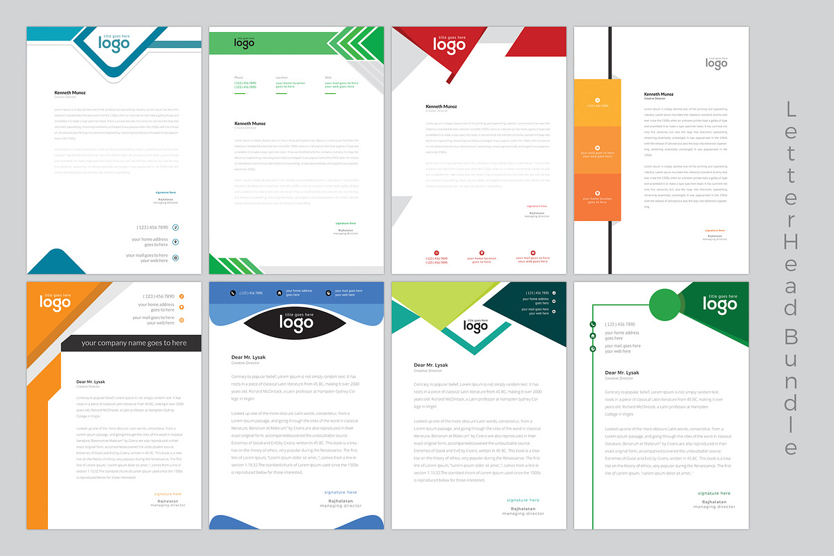 100+ Letterhead 97% Discount, a Stationery Template by ZAAS (Photo 9 of 12)