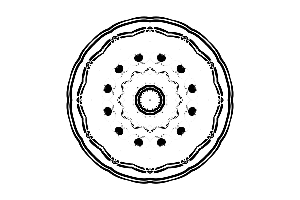 Decorative Mandala Digital Art Pack, a Decorative Illustration by NJ Himel (Photo 97 of 101)
