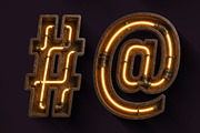 Rusty Neon Font, a Sans Serif Font by Handmadefont (Thumbnail 4 of 19)