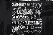 Chalk-drawn Wine Titles & Glasses, a Decorative Illustration by Adiemus (Thumbnail 4 of 6)