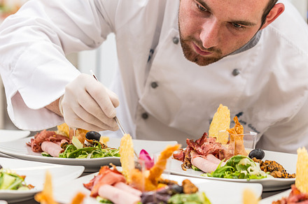 Chef at work featuring chef, food, and appetizer, a Person Photo by Grafvision photography