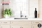 Modern Kitchen Wallpaper Mockup PSD, a Product Mockup by Printable Pretty Studio (Thumbnail 8 of 9)