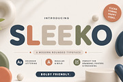 SLEEKO - Regular & Bold, a Sans Serif Font by HypeWorksCo (Thumbnail 1 of 11)