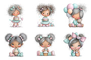 Whimsical summer foxs clipart, an Illustration by SinaCreation (Thumbnail 2 of 8)