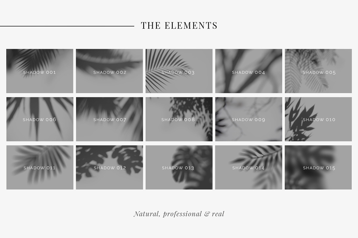 Organic Shadows Effect Collection, a Product Mockup by The Iconic (Photo 8 of 8)
