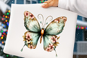 Whimsical Spring Butterfly Clipart, an Illustration by SinaCreation (Thumbnail 6 of 11)