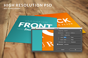 Square flyer mockup (Carré 210) HR, a Print Template by Around Seven Products (Thumbnail 2 of 3)
