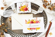 Watercolor Autumn Bouquet, an Illustration by harmonia_green_art (Thumbnail 10 of 12)