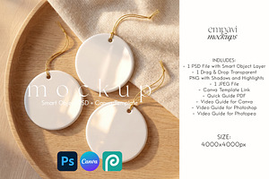 Ornament Mockup Set of 3