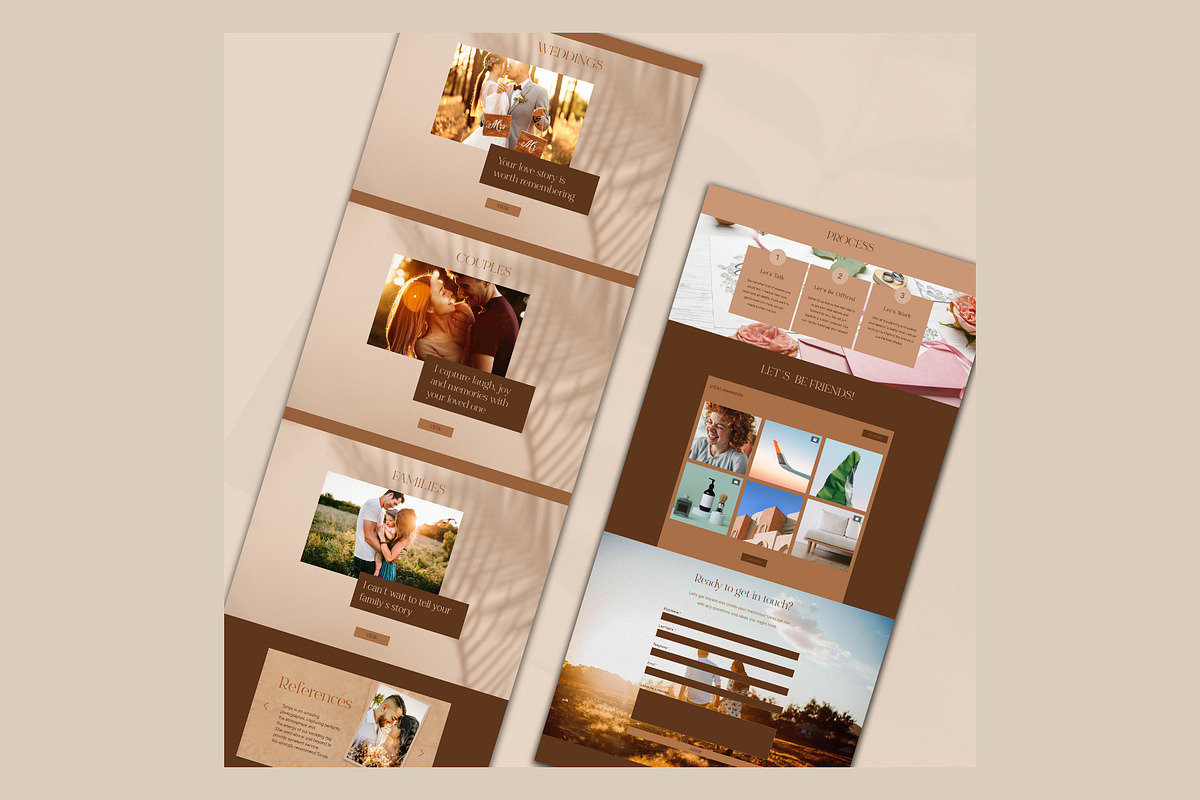 WIX WEBSITE TEMPLATE PHOTOGRAPHER, a Wix Template by Lovely.Dizajnera (Photo 2 of 6)