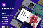 Ataman Templates UI Kit, an UI Kit Template by App for Mobile & Website (Thumbnail 1 of 38)