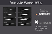Procreate Perfect Inking!, a Brush Add-On by Extreme Brushes (Thumbnail 2 of 2)