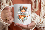 Whimsical Spring Fairy Clipart, an Illustration by designcity5 (Thumbnail 3 of 5)