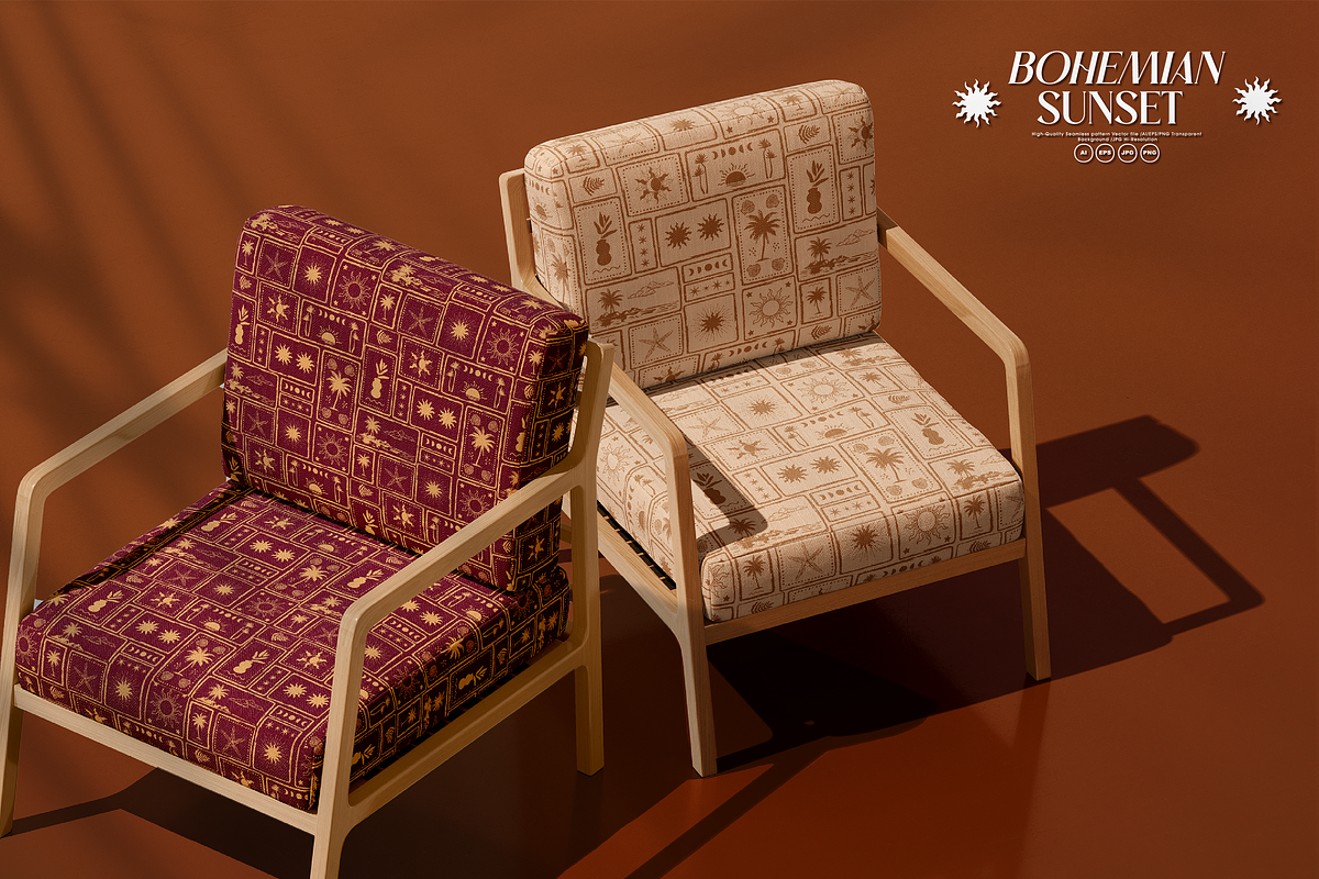 Bohemian Sunset, a Pattern Graphic by MSNTY STUDIOX (Photo 13 of 24)