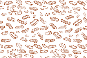 6 Nuts Seamless Patterns