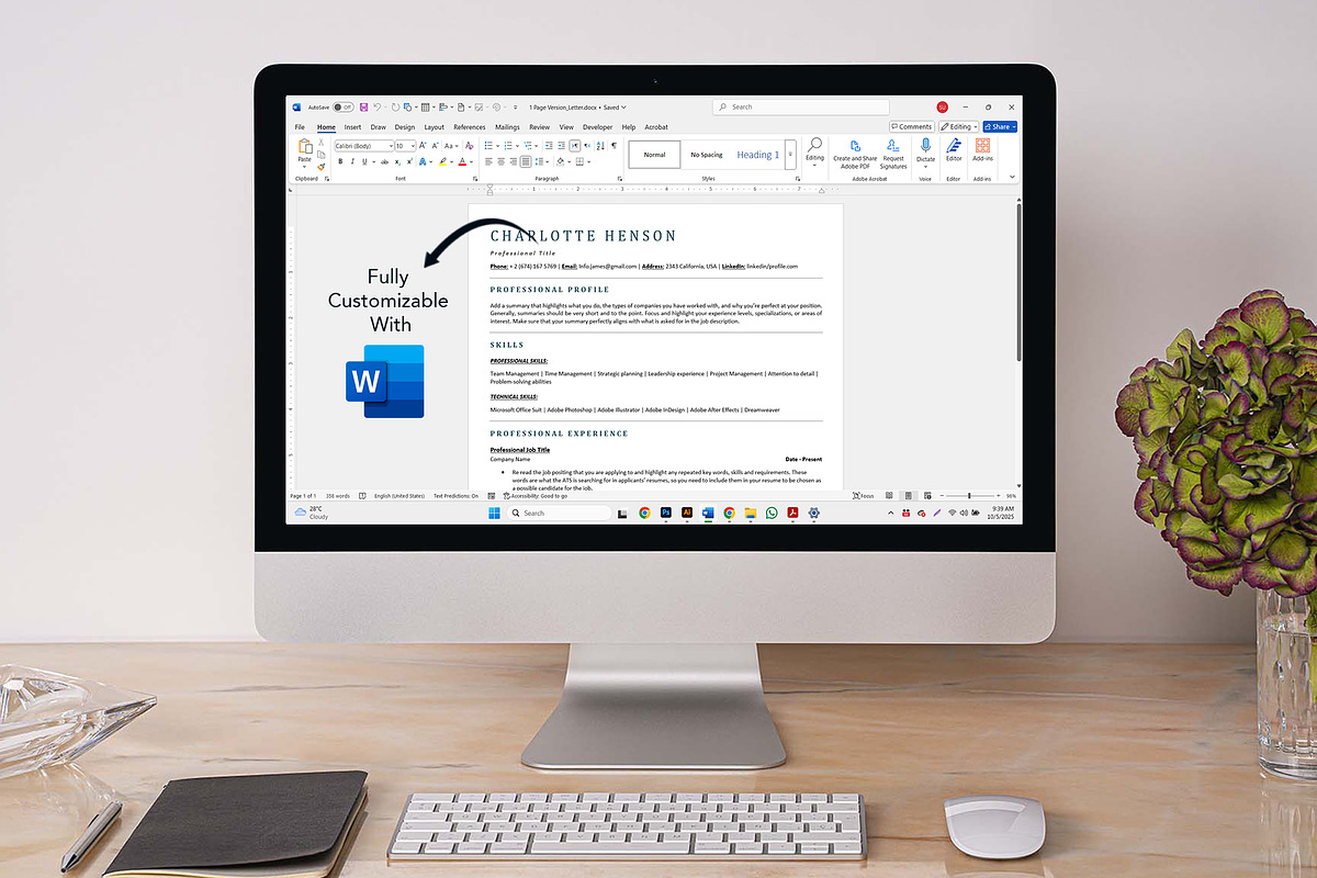 ATS-optimized fully editable resume, a Resume Template by Design_Xlab (Photo 4 of 10)