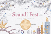 Scandi Fest collection, an Object Graphic by Gray Cat Graphics (Thumbnail 1 of 10)