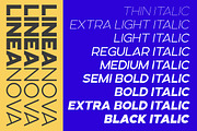 Linea Nova Sans Serif Family, a Sans Serif Font by Artiveko (Thumbnail 9 of 9)