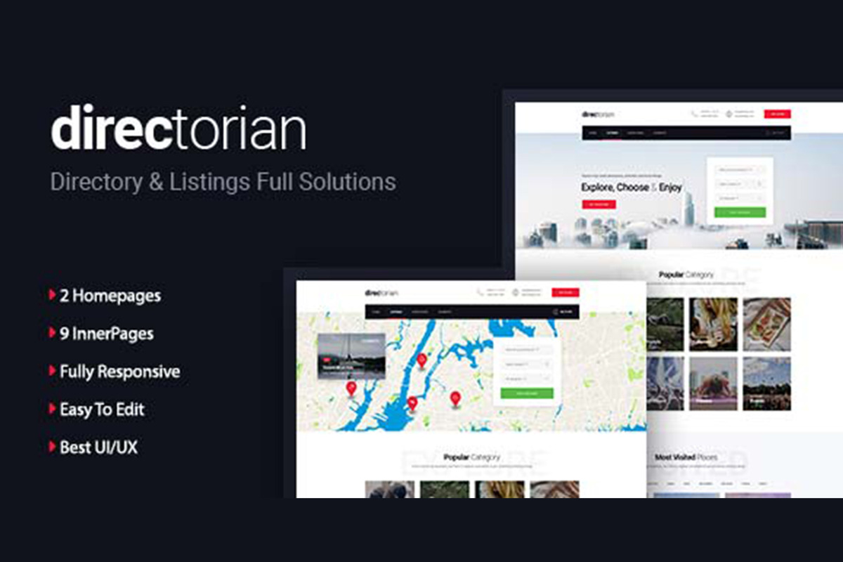 Directorian - Directory Template Html Template