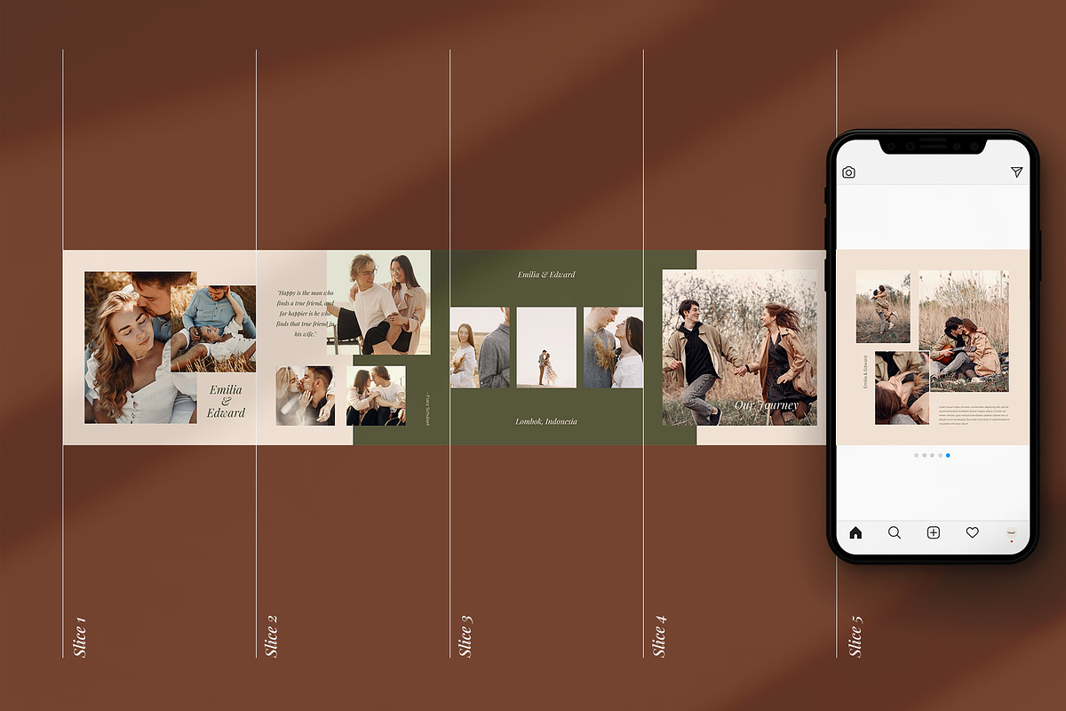 Amore - Wedding Gallery Carousel, a Social Media Template by Visuel Colonie® (Photo 7 of 13)