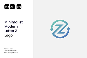 Minimalist Modern Letter Z Logo, a Branding & Logo Template by Luxury Logos