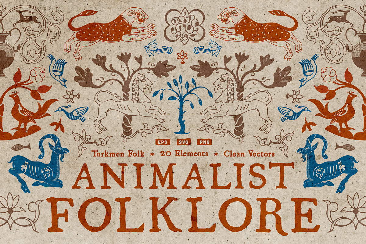 Animalist Folklore: Vector Elements, an Object Graphic by Design Squad (Photo 1 of 8)