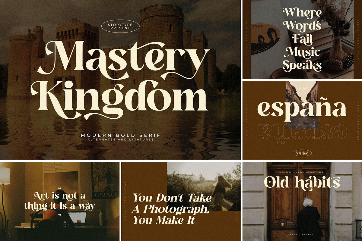 SALE! Modern & Stylish Serif Font, a Serif Font by Storytype Studio (Photo 29 of 41)
